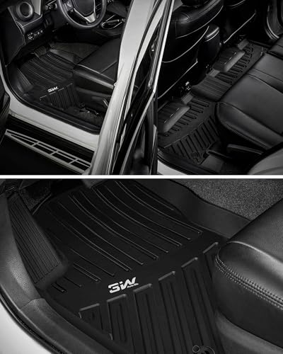 Image of 3W Floor Mats for Toyota RAV4 2013-2018, TPE All Weather Custom Fit