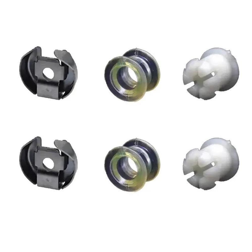 HYASDBWE Manual Gear Shift Lever Cable Bushing Repair Kit Gearbox Selector End Linkage Sleeve Clip for Golf MK4 for Polo for Jetta for Bora Gear Shifter Parts(6pcs)