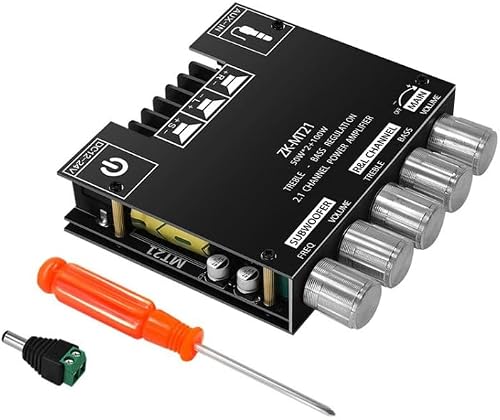 Zk-Mt21 50W X 2+100W 2.1 Channel Bluetooth Digital Amplifier Module