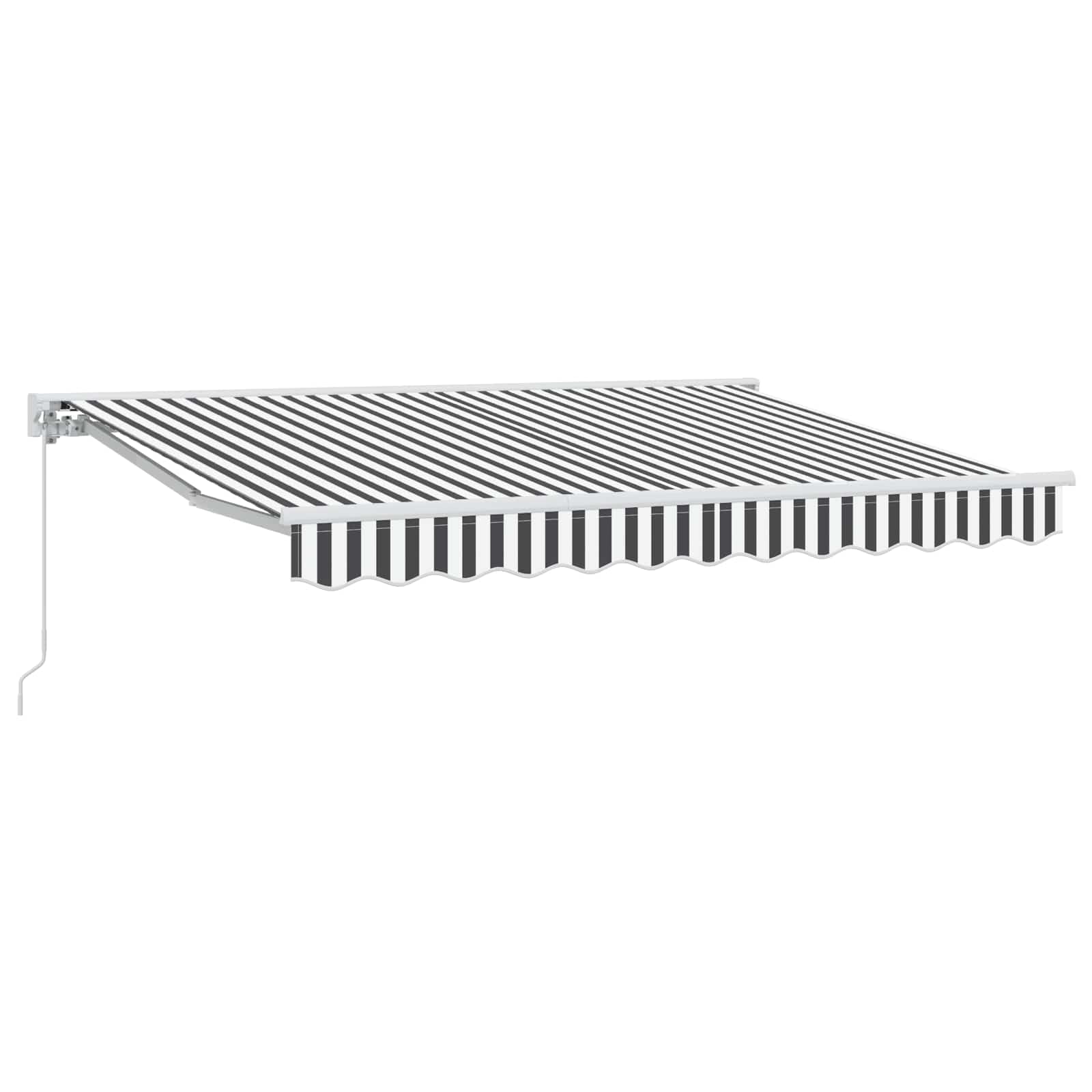 Store extérieur de terrasse 3.5m manuel pour savourer vos repas d'été à l'ombre