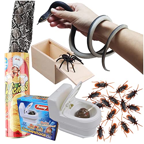 LCKLA Prank Kit Realistic Rubber Sn…