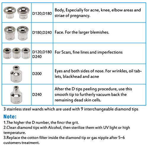 Diamond Dermabrasion Microdermabrasion Machine, Topdirect 65-68Cmhg Suction Power Facial Skin Care Salon Professional Equipment For Home Use #TOP3