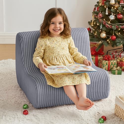 Image of DAICO Bean Bag Chairs for Kids, Comfy Reading Sofa Couch for Gaming