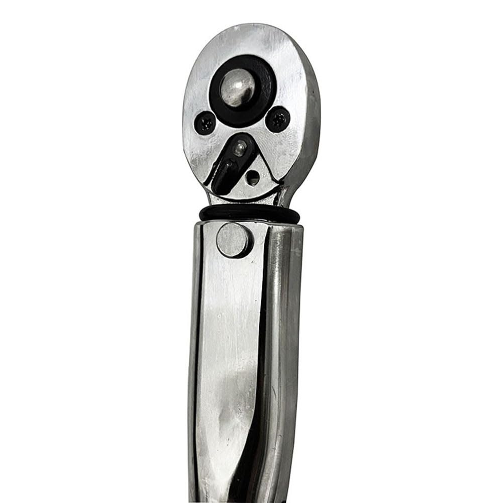 EasyByMall Set di chiavi dinamometriche a scatto da 1/4", 5 – 25 Nm, con 9 prese e asta di prolunga, per riparazione auto e bici, 11 pezzi
