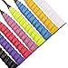 QH-Shop Mangos de Raquetas de Tennis Badminton Anti Slip Perforado Absorbente Sobregrip Grip Multicolor 8 Paquete