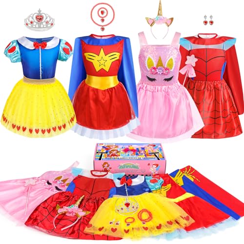 Disfraz completo de princesa para niñas 3 a 6 años miniatura 1