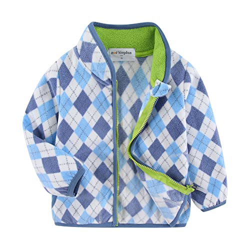 Image of Mud Kingdom Unisex Kids Fleece Jacket Printing Zip Up