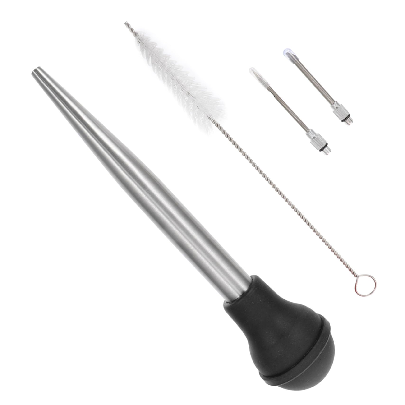 DECHOUS 1set Bbq Turkey Injector Kit Seasoning Tube Food-grade for Marinade Injection Basting Bbq Tool for Flavorful Turkey Meals