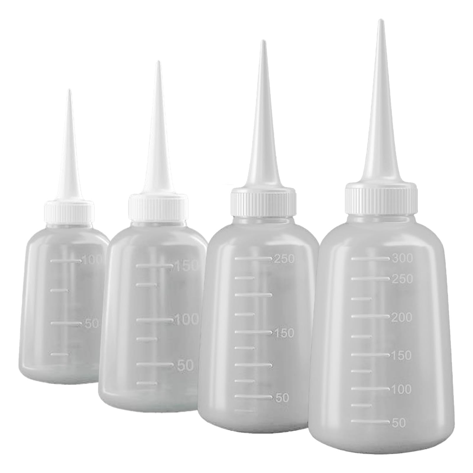 Yhplxyuus 4Pieces Glues Dispenser Nozzle Bottle Squeeze Bottles With Nozzle For Oil And Craft Label Work Dispenser