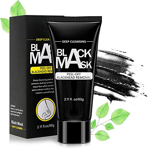 TOMIYA Black Mask, Peel Off Mask, Blackhead Remover Mask, Charcoal Mask, Blackhead Peel Off Mask (60g)