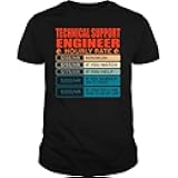 Technical Support Engineer Hourly Rate Vintage - Unisex Tee