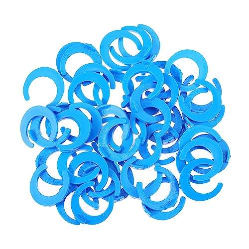 CLISPEED 100pcs Locking Clips Plastic Ro Water Filter System Accessories Quick Connect Clamps for Under Sink Countertop Filtration Easy Install