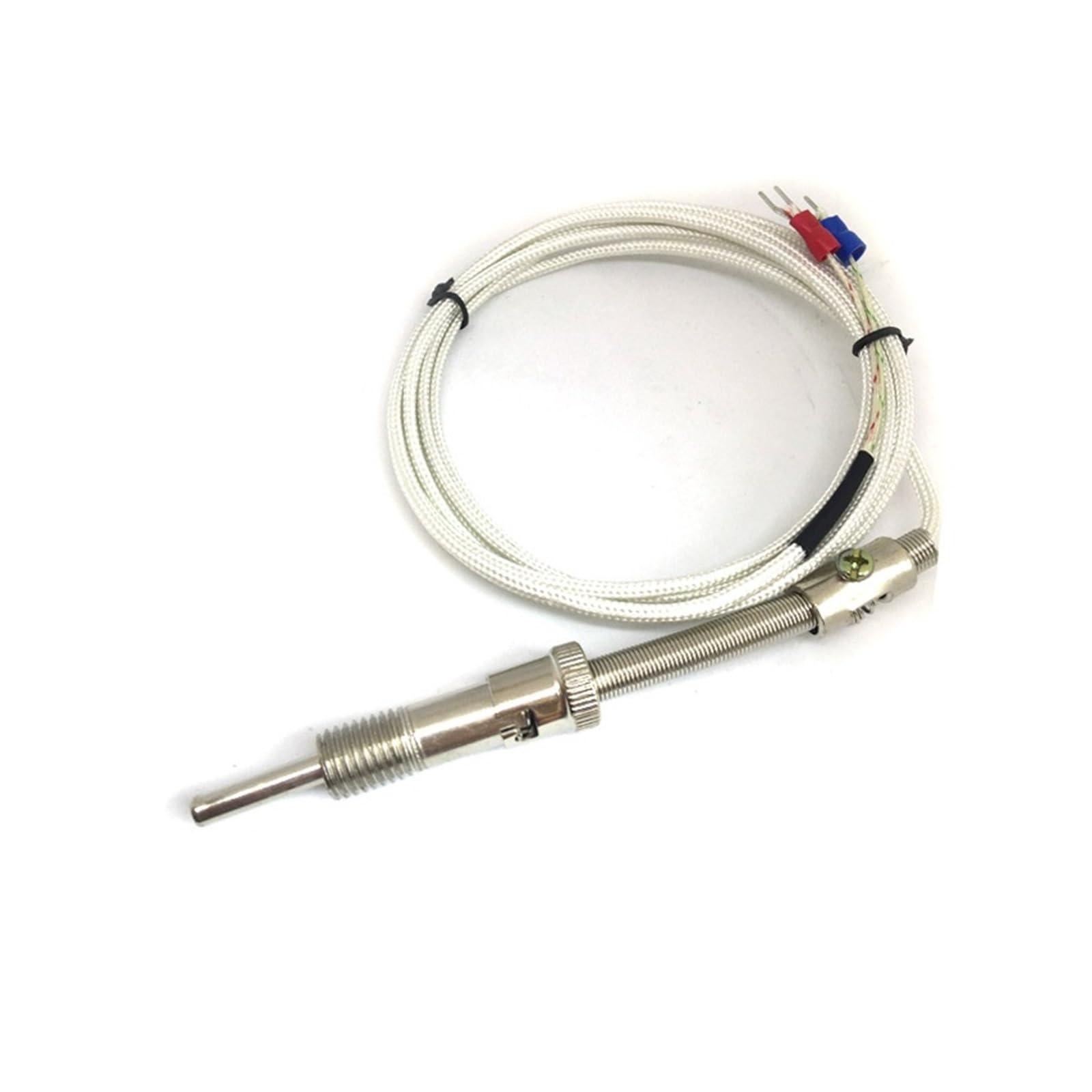 Termopara typu K, Czujnik temperatury ze stali nierdzewnej M12x1,5mm Typ EK WRNT-01/WRET-01 Sprężyna dociskowa termopary z przewodem 0,5-5 metrów(0.5m,K Type)