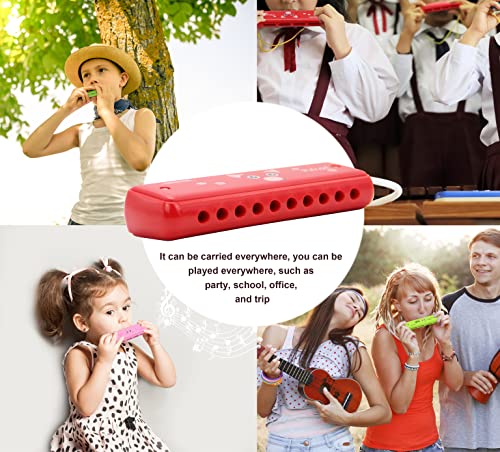 Colored Harmonica for Kids and Beginners – Easy-to-Learn Key of C Instrument – Portable and Lightweight. - Les Beatles, Paul McCartney, John Lennon, RIngo Starr, George Harrison Colored Harmonica for Kids and Beginners - Easy-to-Learn Key of C Instrument - Portable and Lightweight. – Image 6