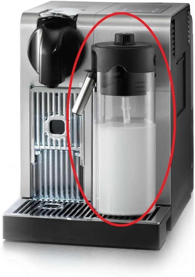 Milk Jug Replacement Compatible with DeLonghi Lattissima Pro EN750 Coffee Machine – Milk Container, Replaces 7313232921