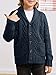 rrhss Boys Cable Knit Cardigan Sweater Kids Button Down Shawl Collar Outwear Sweater with Pockets 3-12 Years Navy Blue