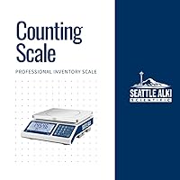 Vista 2 de Seattle Alki Scientific Counting Scale 66.1 lbs x 0.02 oz Báscula de conteo industrial para piezas pequeñas Compañía de Estados Unidos