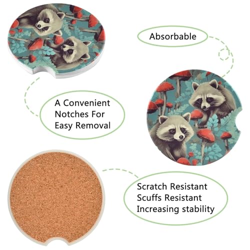 Burbuja Car Coasters para Porta Vasos 2 Pack miniatura 2
