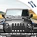 JWWY Hood Latches Decor Hood Hinge Cover Trim Fit for 2018-2024+ Jeep Wrangler JL JLU Sports Sahara Freedom Rubicon Unlimited Gladiator JT Exterior Accessories 4pcs Blue