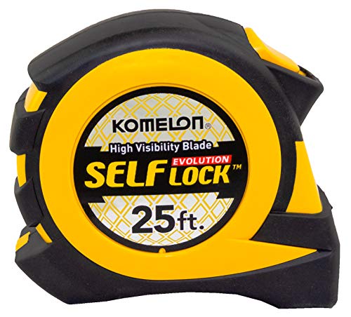 Komelon Ev2825 25' X 1" Self-Lock Evolution Tape Measure, 1-Pack #TOP1