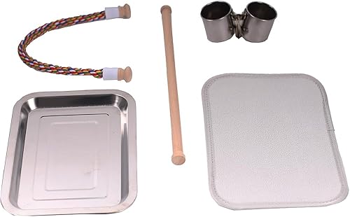 Miniatura 3 de Mochila para pájaros con soporte de perca, vasos de agua para alimentos, cápsula espacial de astronauta, ventana de burbujas transparente, mochila