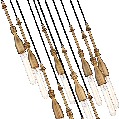 Designers Fountain Louise 11-Light Chandelier, Old Satin Brass, D231M-11Ch-Osb #TOP2