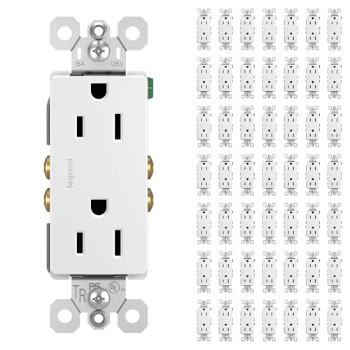 Legrand Radiant 15 Amp 125-Volt Tamper Resistant Decorator Duplex Outlet White