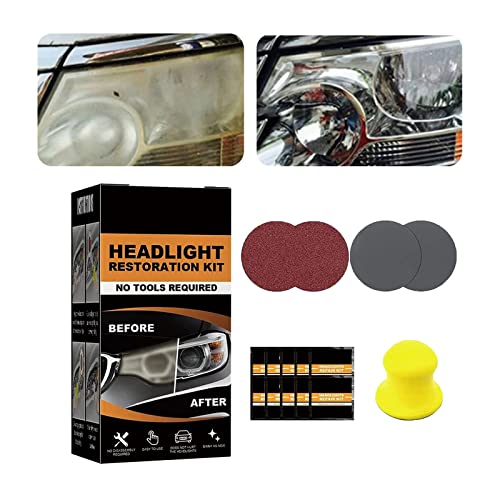 Kit Profesional Para Pulir Y Restaurar Faros De Coche - ¡Envío Rápido Desde UK!