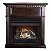 Comfort Glow The Lincolnshire Gas Fireplace, Early American Walnut Finish