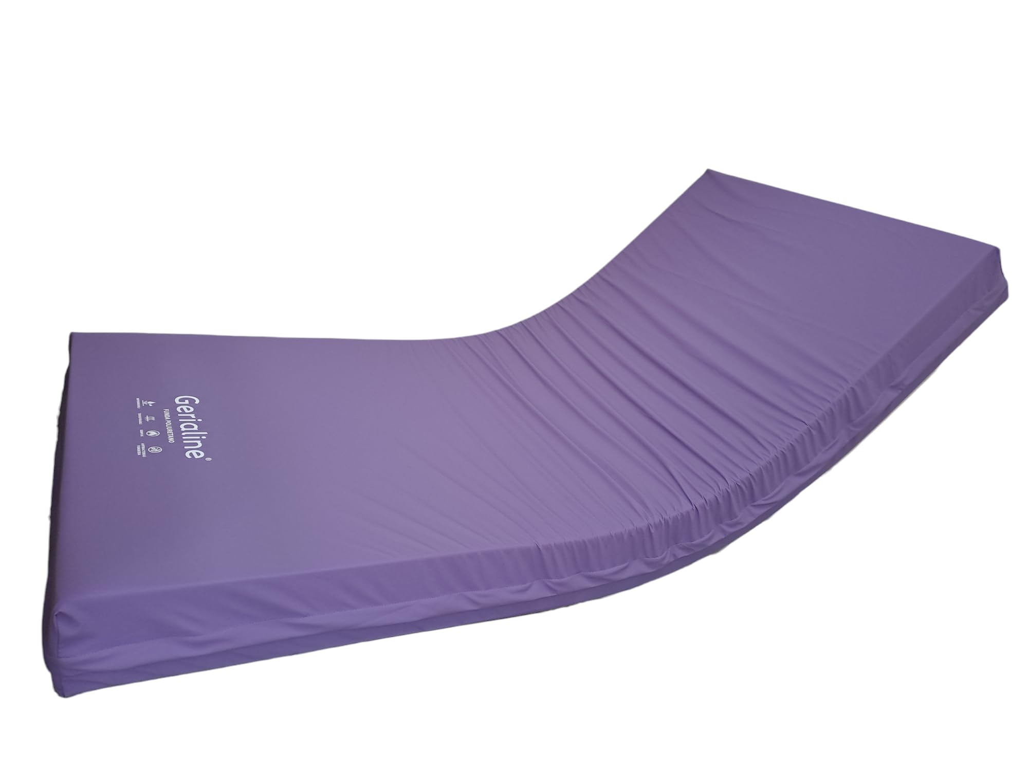 Cama Articulada Gerialift, Ajustable en Altura 37-77 cm, Estructura Metálica, Lamas de Madera de Haya, 90x190 cm (105 X 190, Haya)