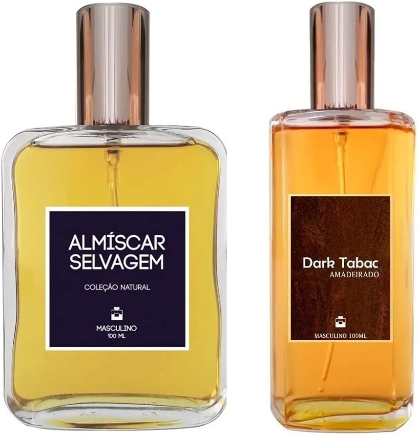 Kit de 2 Perfumes 100ml - Almíscar Selvagem + Dark Tabac