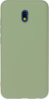 LeviDo Funda Compatible para Xiaomi Redmi 8A Silicona TPU Gel Case Ultrafina Carcasa Goma Bumper Antigolpes Resistente Kawaii Color Caramelo One Piece Cover, Verde