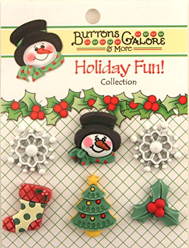 Botones 3D de Navidad Botones Galore mercería scrapbooking 4