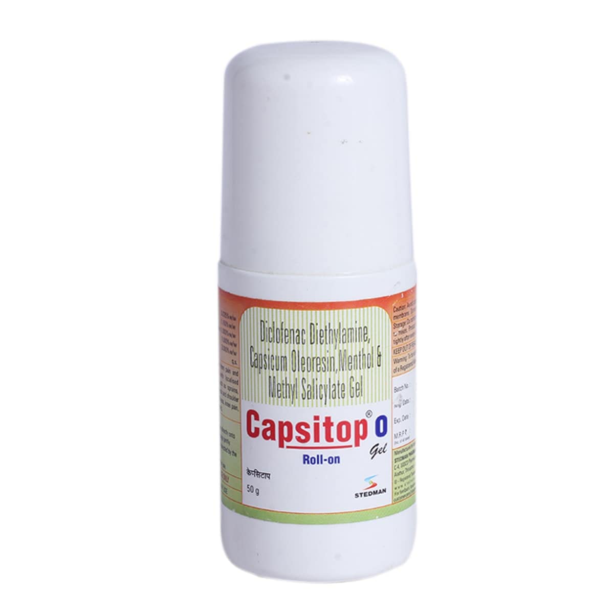 Capsitop O - Bottle of 50 G Roll On Gel
