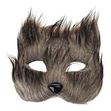 SELVFZ Halloween Cosplay Animal Face Cover Für Maskeraden Carnivals Cosplay Partys Katzen Gesichtsgesichtsbedeckung Für Kinder Erwachsene