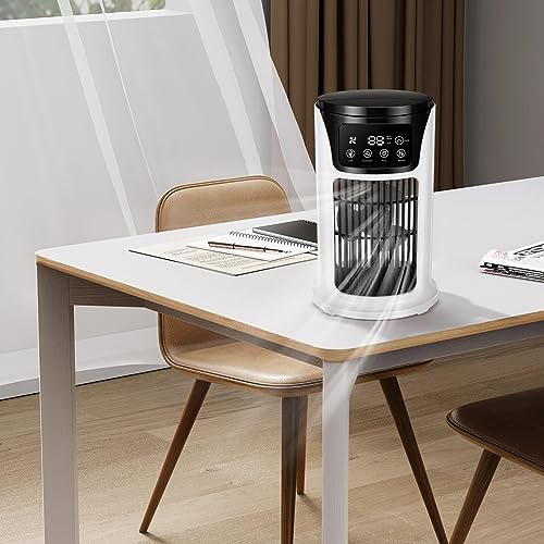Abaodam Condicionadores De Ar Portáteis Mini Ar Condicionado Ventilador De Resfriamento Elétrico Tem