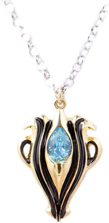 Fire Emblem Fates - Colgante de Azura - Collar de Zafiro de Imitación