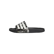 adidas Adilette Shower Slides, Infradito Unisex – Adulto, Core Black Alumina Tenda Verde, 42, 43 EU