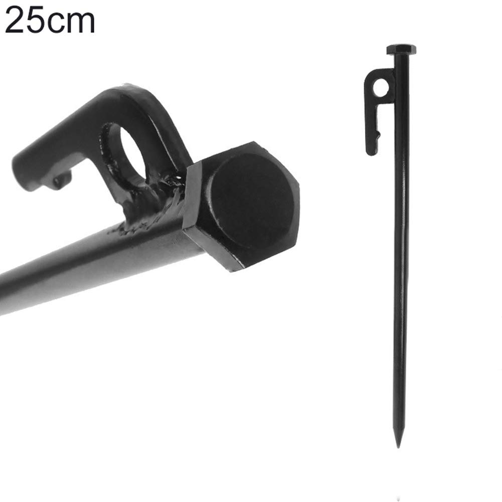 20/25/30/40cm Heavy Duty Steel Camping Awning Shelter Canopy Tent Stake Peg Nail