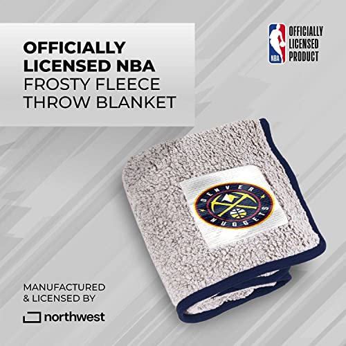 Northwestnorthwest Nba Soft Two Tone Sherpa Throw, 50" X 60" Blanket, Officially Licensed Throw For Bedding Or Sofa Frosty Fl #TOP2