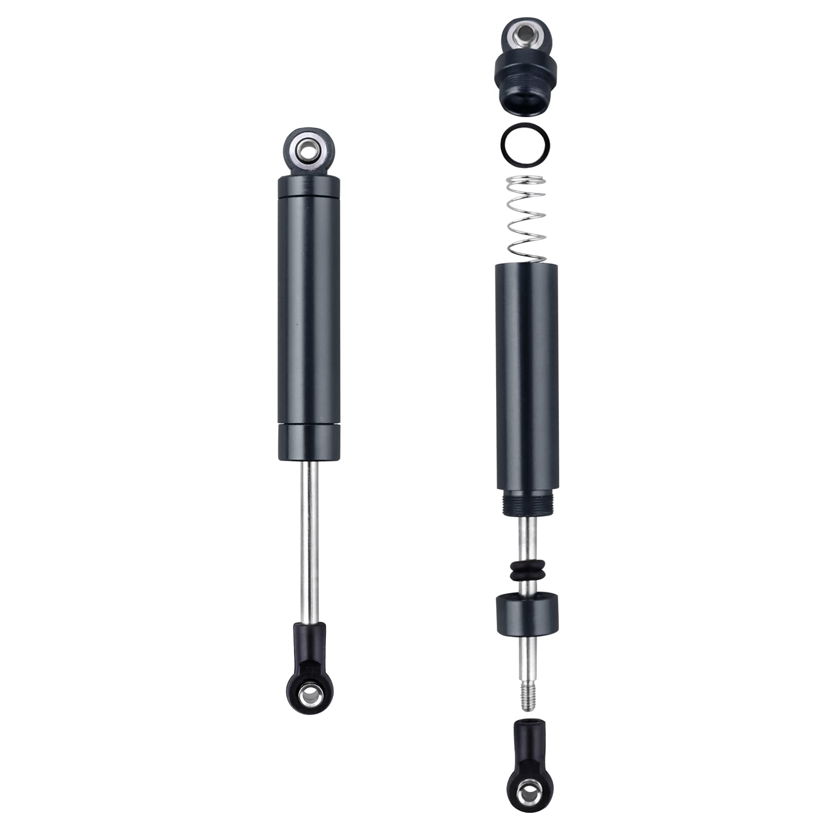 Amazon.co.jp: Hobbyfire RC内部スプリングショックダンパー長さ