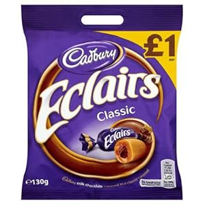 Cadbury Eclairs Classic Chocoladezak 130g Koffer van 12