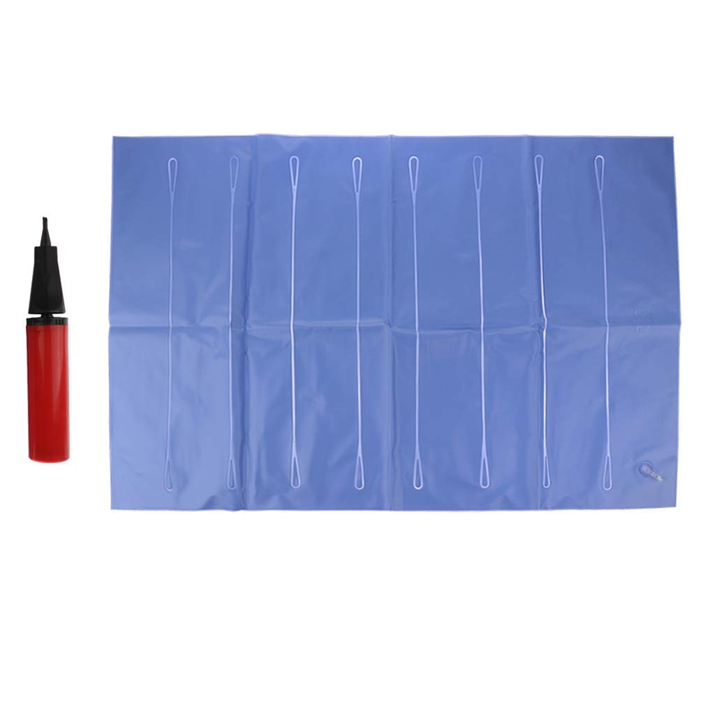 Coussin d'assise gonflable - Coussin orthopédique anti-escarres - Matelas avec pompe à air - 60 x 90 cm