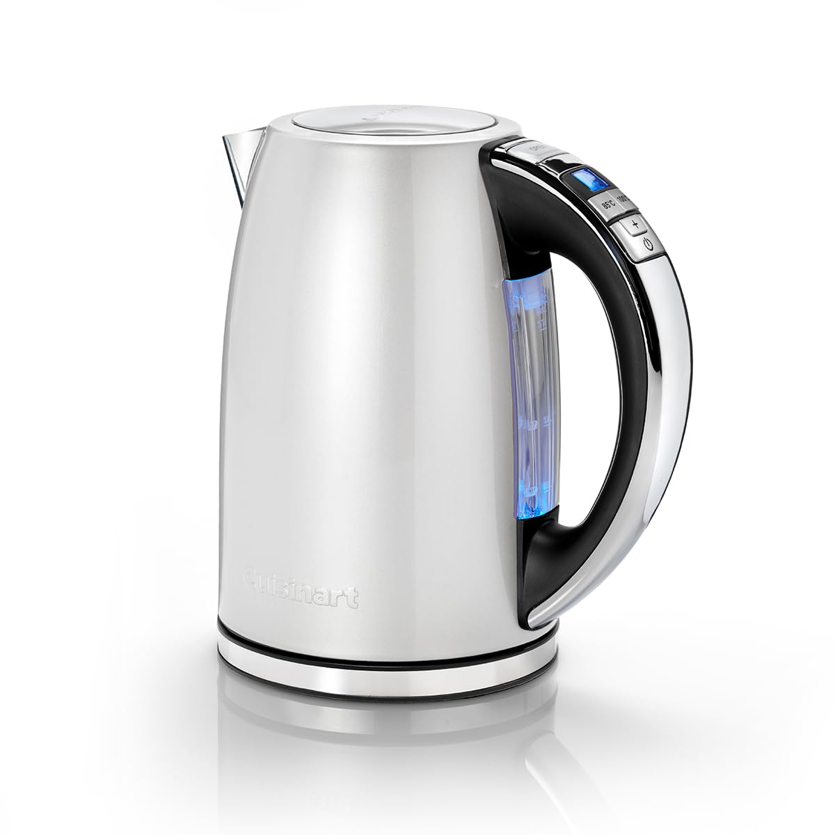 Cuisinart Multi-Temp Wasserkocher | Schnelles Aufkochen | Kabellos | Edelstahl-Finish | 1,7L Fassungsvermögen | Einstellbare Temperatur |Abnehmbarer, waschbarer Anti-Kalk-Filter | Edelstahl gebürstet