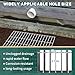 16x16 Galvanized Steel Drain Grate, B125 Class Sewer Grate, Weather-Resistant Outdoor Drain Cover, Heavy Duty Channel Grate, Silver Square Drainage Grate (15.7inX15.7in 40cmX40cm)