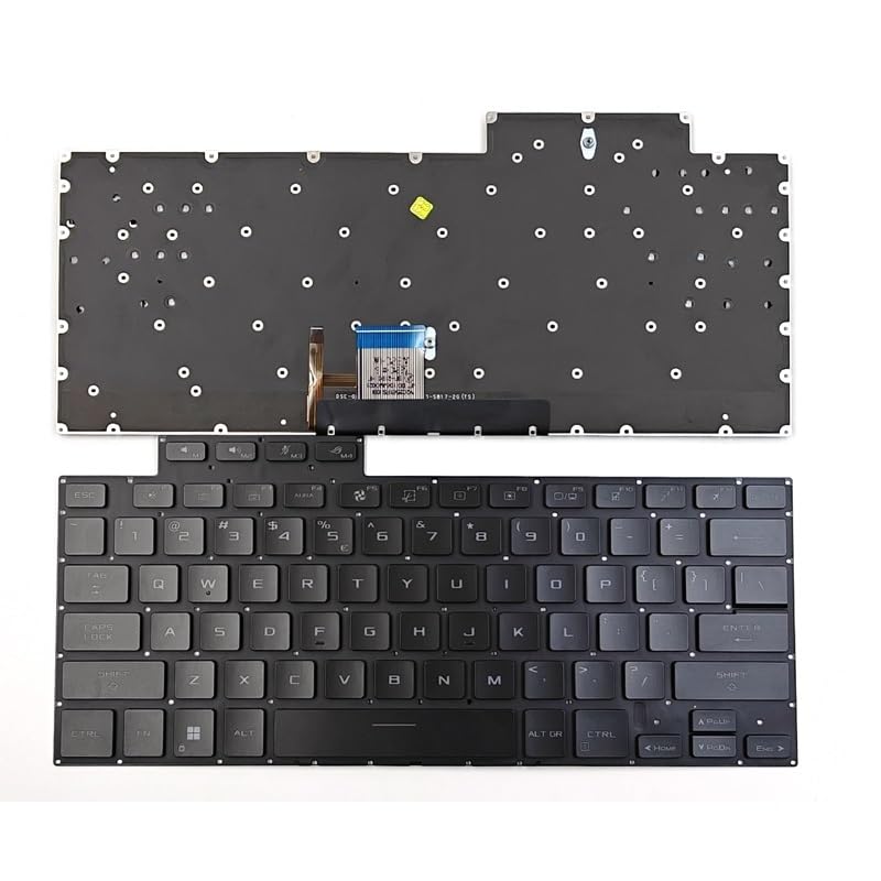 Clavier rétroéclairé US ROG Flow X16 GV601 avec frappe lumineuse