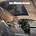 Kaskawise Car Sunroof Sun Shade,Magnetic Screen Breathable Mesh Cover for Camping & Parking,Quick Install UV Protection Screen for Moonroof & Side Windows,Car Camping Accessories,Black