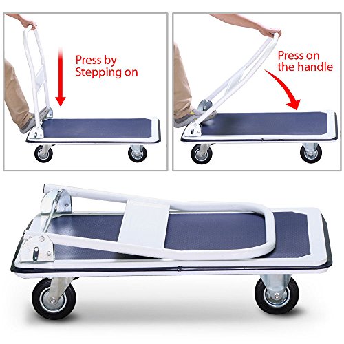 Carrito Plataforma Plegable Capacidad 660 lbs miniatura 3