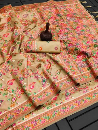 Panzora kashmiri silk saree – image 2