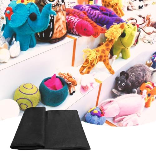 Craft Felt, 1 Square Yard Felt Fabric, 1.4mm Thickness Soft Felt Sheets, Felt by Yard for Art & Craft Project (Black) - 5